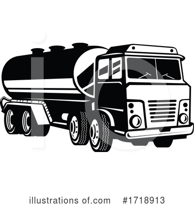 Tanker Truck Clipart #1718913 by patrimonio