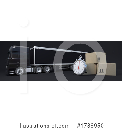 Royalty-Free (RF) Truck Clipart Illustration by KJ Pargeter - Stock Sample #1736950