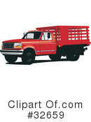 Truck Clipart #32659 by David Rey