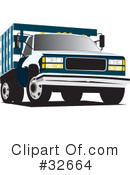 Truck Clipart #32664 by David Rey