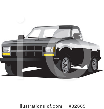 Royalty-Free (RF) Truck Clipart Illustration by David Rey - Stock Sample #32665