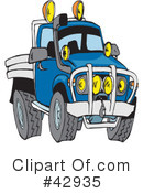 Truck Clipart #42935 by Dennis Holmes Designs