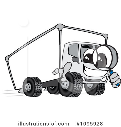 Big Rig Clipart #1095928 by Mascot Junction