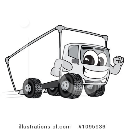Truck Mascot Clipart #1095936 by Mascot Junction