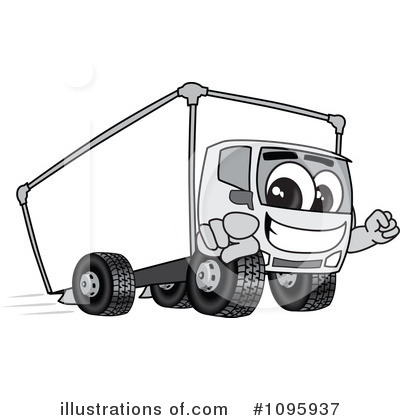 Big Rig Clipart #1095937 by Mascot Junction