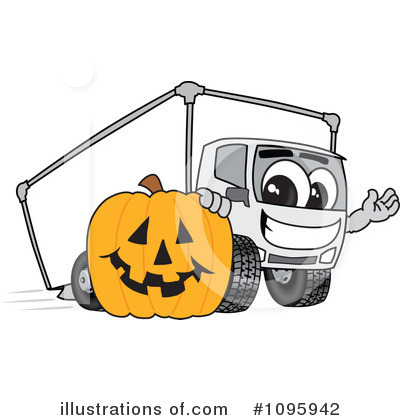 Big Rig Clipart #1095942 by Mascot Junction