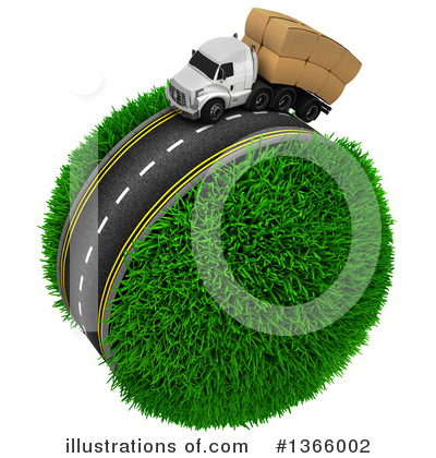 Royalty-Free (RF) Trucking Clipart Illustration by KJ Pargeter - Stock Sample #1366002