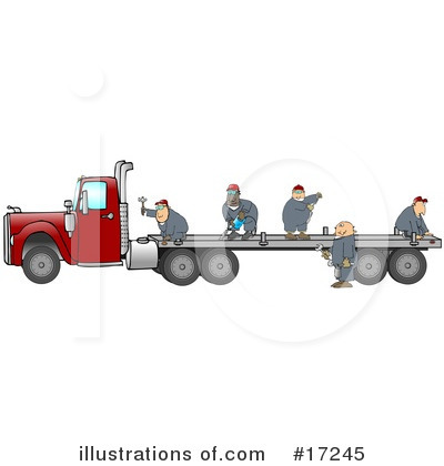 Trucking Industry Clipart #17245 by djart
