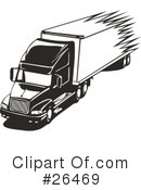 Trucking Industry Clipart #26469 by David Rey
