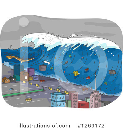 Tsunami Clipart #1269172 by BNP Design Studio