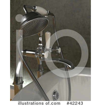 Bath Tub Clipart #42243 by KJ Pargeter