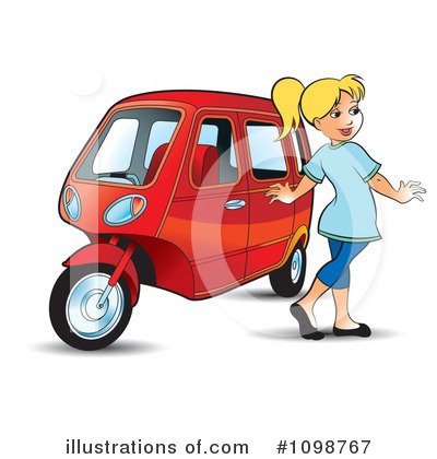 Taxi Clipart #1098767 by Lal Perera