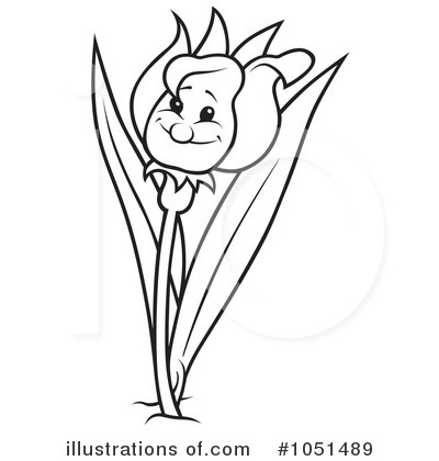 Royalty-Free (RF) Tulip Clipart Illustration by dero - Stock Sample #1051489