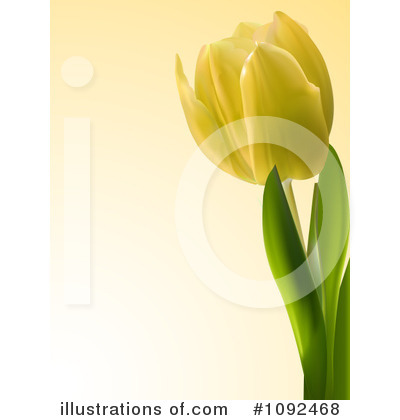 Royalty-Free (RF) Tulip Clipart Illustration by elaineitalia - Stock Sample #1092468