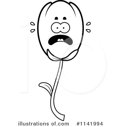 Royalty-Free (RF) Tulip Clipart Illustration by Cory Thoman - Stock Sample #1141994