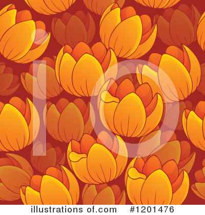 Royalty-Free (RF) Tulip Clipart Illustration by visekart - Stock Sample #1201476