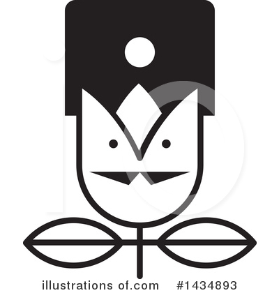 Royalty-Free (RF) Tulip Clipart Illustration by Lal Perera - Stock Sample #1434893