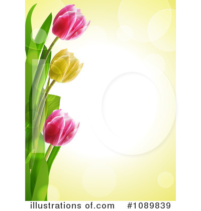 Royalty-Free (RF) Tulips Clipart Illustration by elaineitalia - Stock Sample #1089839