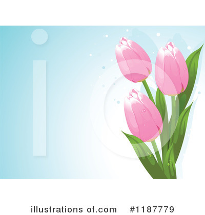 Royalty-Free (RF) Tulips Clipart Illustration by Pushkin - Stock Sample #1187779