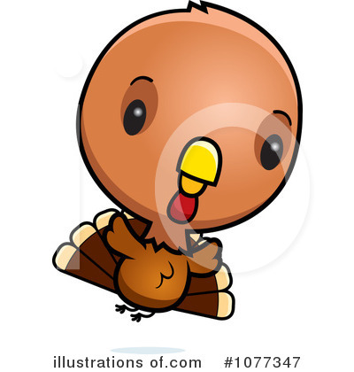 Royalty-Free (RF) Turkey Bird Clipart Illustration by Cory Thoman - Stock Sample #1077347