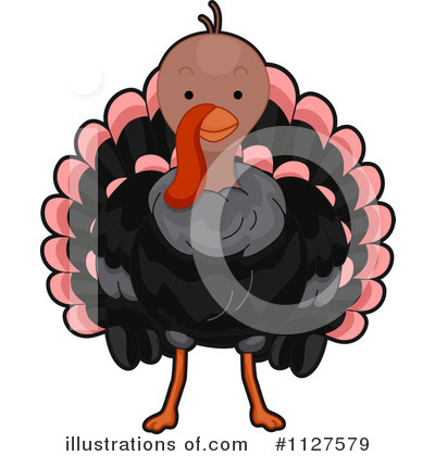 Royalty-Free (RF) Turkey Bird Clipart Illustration by BNP Design Studio - Stock Sample #1127579