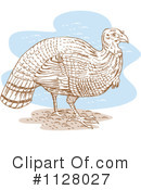Turkey Bird Clipart #1128027 by patrimonio