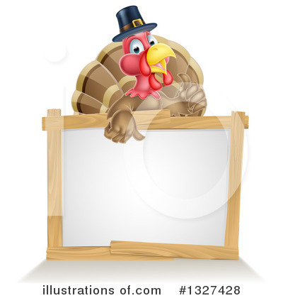 Turkey Bird Clipart #1327428 by AtStockIllustration