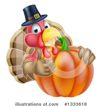 Royalty-Free (RF) Turkey Bird Clipart Illustration by AtStockIllustration - Stock Sample #1333618