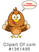 Turkey Bird Clipart #1361495 by Hit Toon