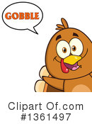 Turkey Bird Clipart #1361497 by Hit Toon