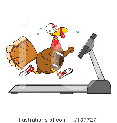 Royalty-Free (RF) Turkey Bird Clipart Illustration by Hit Toon - Stock Sample #1377271