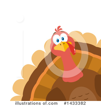 Royalty-Free (RF) Turkey Bird Clipart Illustration by Hit Toon - Stock Sample #1433382