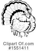 Turkey Bird Clipart #1551411 by BNP Design Studio