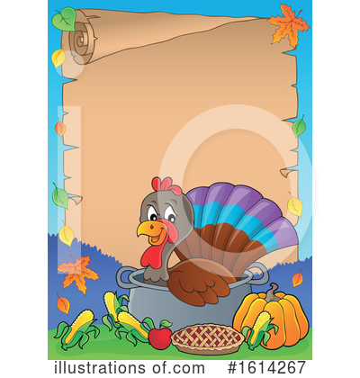 Royalty-Free (RF) Turkey Bird Clipart Illustration by visekart - Stock Sample #1614267