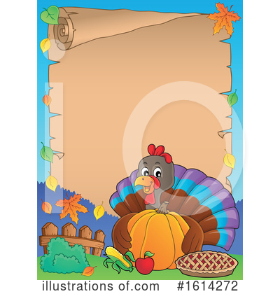 Royalty-Free (RF) Turkey Bird Clipart Illustration by visekart - Stock Sample #1614272