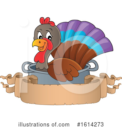 Royalty-Free (RF) Turkey Bird Clipart Illustration by visekart - Stock Sample #1614273
