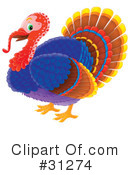 Turkey Bird Clipart #31274 by Alex Bannykh