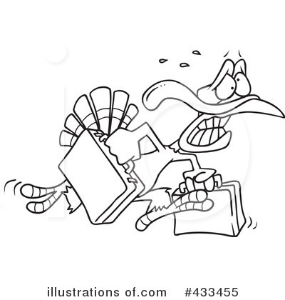 Royalty-Free (RF) Turkey Bird Clipart Illustration by toonaday - Stock Sample #433455