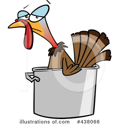 Royalty-Free (RF) Turkey Bird Clipart Illustration by toonaday - Stock Sample #438066