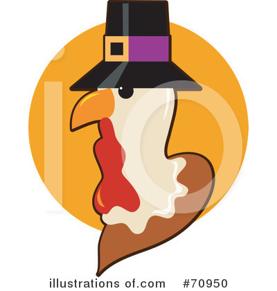 Thanksgiving Turkey Clipart #70950 by Maria Bell