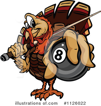 Royalty-Free (RF) Turkey Clipart Illustration by Chromaco - Stock Sample #1126022