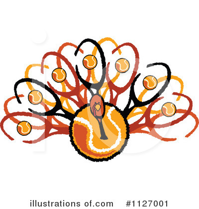 Royalty-Free (RF) Turkey Clipart Illustration by Chromaco - Stock Sample #1127001