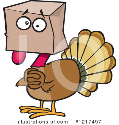 Royalty-Free (RF) Turkey Clipart Illustration by toonaday - Stock Sample #1217497