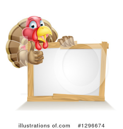 Royalty-Free (RF) Turkey Clipart Illustration by AtStockIllustration - Stock Sample #1296674