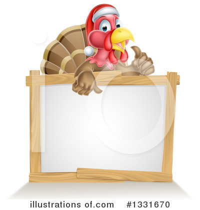 Royalty-Free (RF) Turkey Clipart Illustration by AtStockIllustration - Stock Sample #1331670