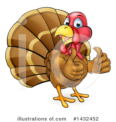 Royalty-Free (RF) Turkey Clipart Illustration by AtStockIllustration - Stock Sample #1432452