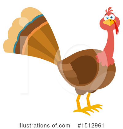Royalty-Free (RF) Turkey Clipart Illustration by Hit Toon - Stock Sample #1512961
