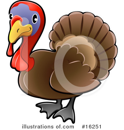 Royalty-Free (RF) Turkey Clipart Illustration by AtStockIllustration - Stock Sample #16251