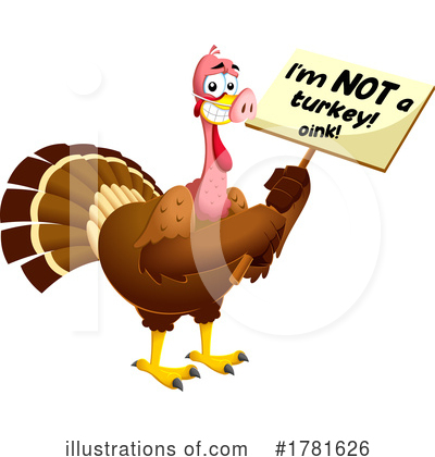 Royalty-Free (RF) Turkey Clipart Illustration by Hit Toon - Stock Sample #1781626