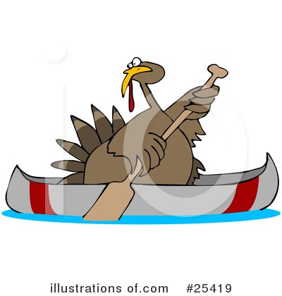 Canoeing Clipart #25419 by djart
